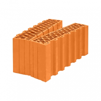 Поризованный керамический блок Porotherm 44 1/2 (доборный) - ВинербергерКрупноформатный блок POROTHERM 12 - Винербергер кирпич